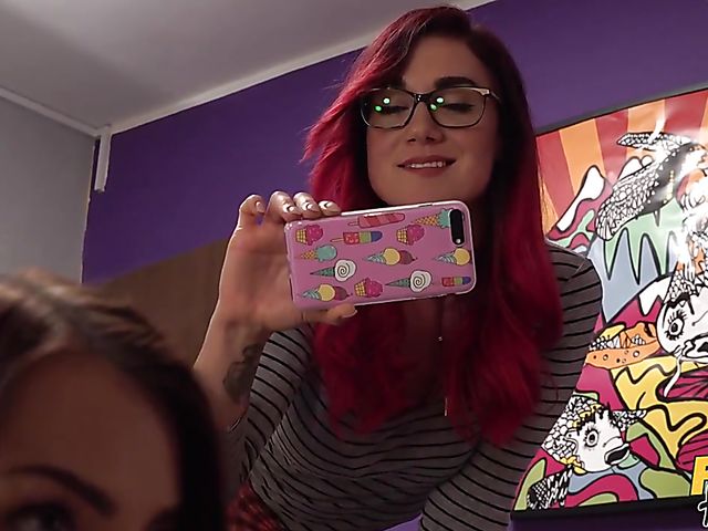 Hostel fuck with sexy brunette Katy Rose 