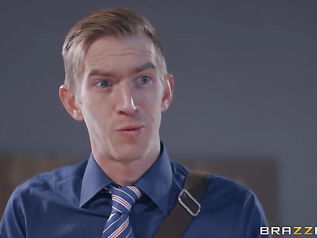 Big tits Alice Judge fucks a big dick at work  