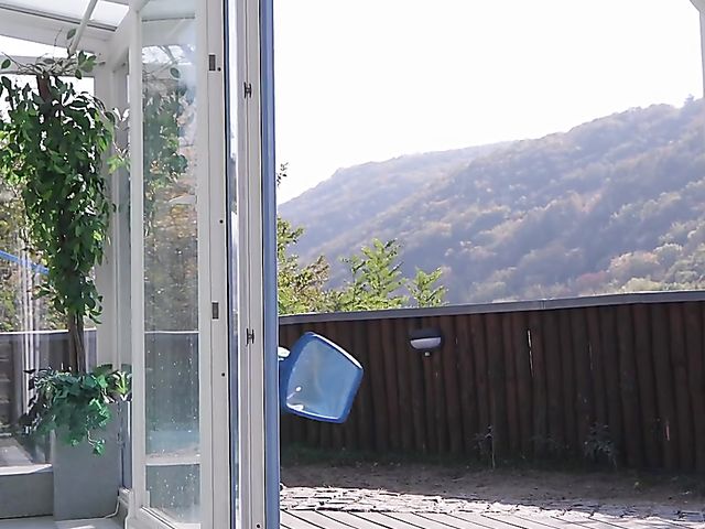 Busty Nathaly Cherie anal fuck with a pool boy