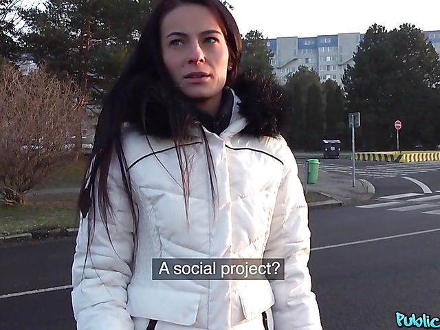 Public sex for cash with Czech Lexi Dona