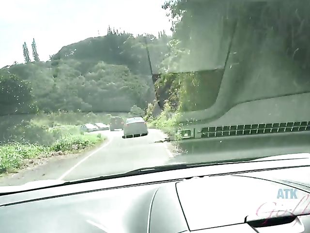 Outdoor POV with blonde girl Riley Star