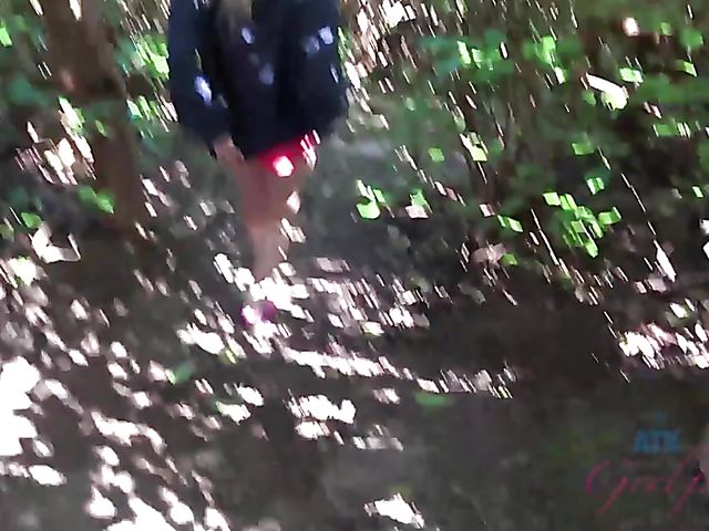 Outdoor POV with blonde girl Riley Star