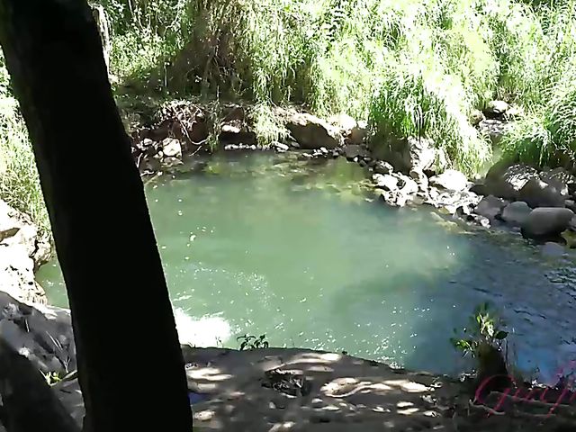 Outdoor POV with blonde girl Riley Star