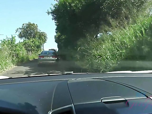 Outdoor POV with blonde girl Riley Star