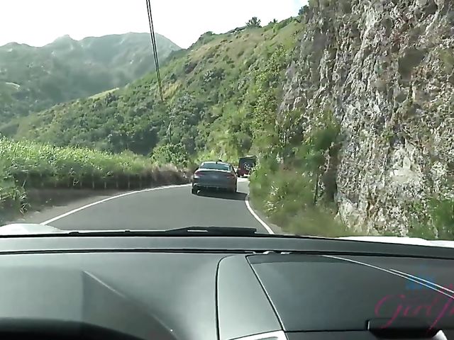 Outdoor POV with blonde girl Riley Star