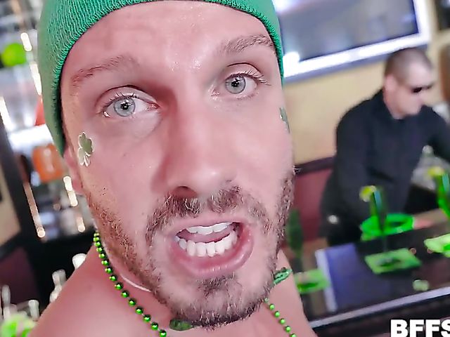 Three girls one guy Irish party with Katie Kush