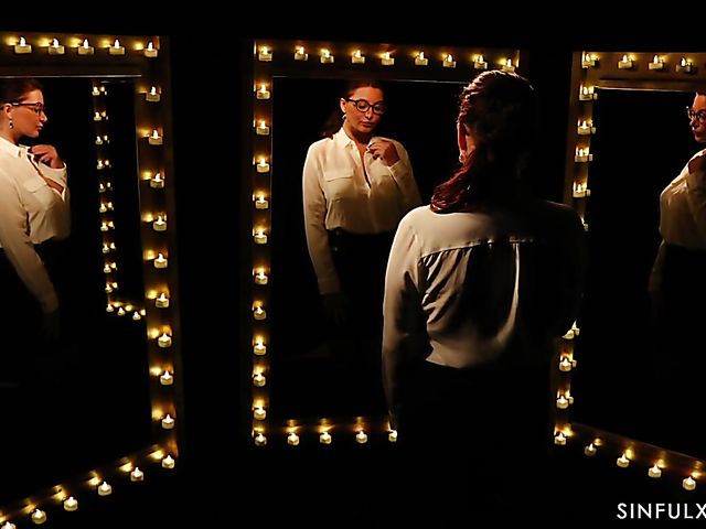 Erotica sex in the dark with elegant Anna Polina