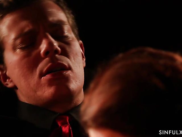 Erotica sex in the dark with elegant Anna Polina