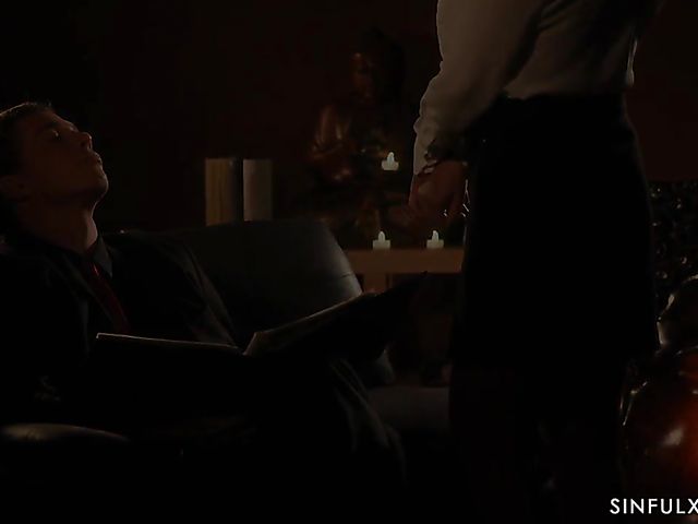 Erotica sex in the dark with elegant Anna Polina