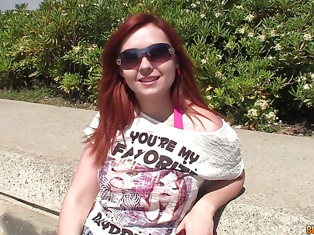 Angell Summers - Anal redhead with fake boobies