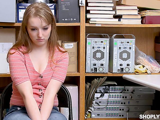 Perfectly punished teen shoplifter Cleo Clementine