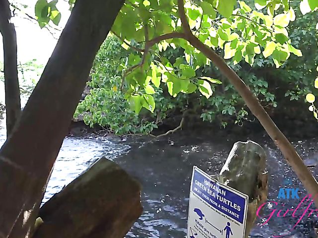 Naughty teen Violet Rain shows her goods