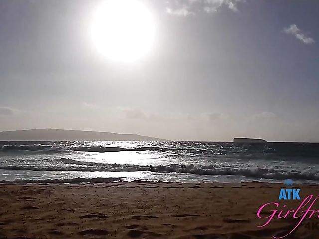 Naughty teen Violet Rain shows her goods