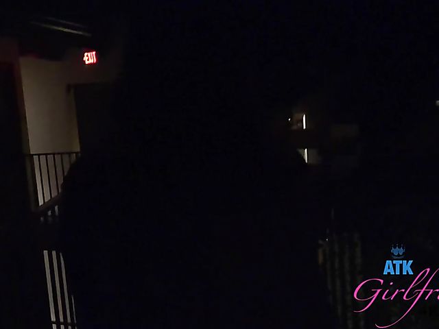 Naughty teen Violet Rain shows her goods