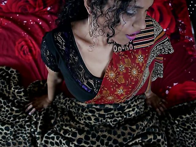 Indian MILF Horny Lily blows and masturbates