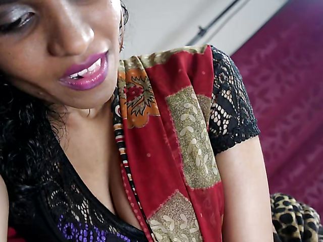Indian MILF Horny Lily blows and masturbates