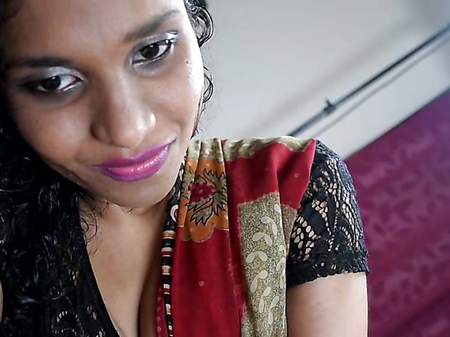 Indian MILF Horny Lily blows and masturbates
