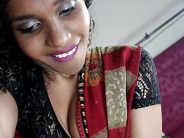 Indian MILF Horny Lily blows and masturbates