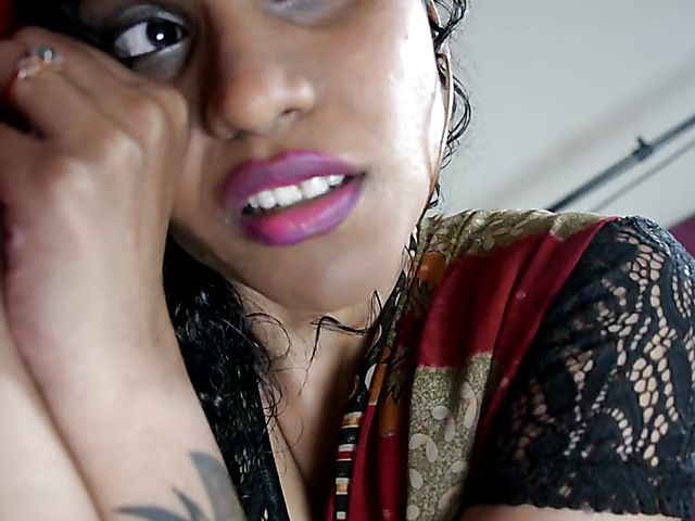 Indian MILF Horny Lily blows and masturbates