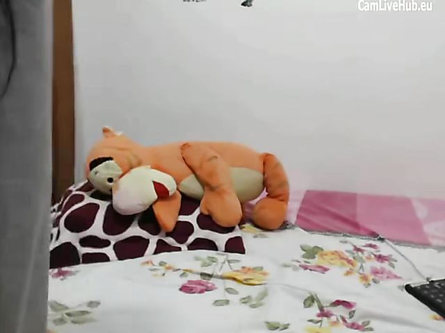 Busty indian plays with herself on webcam