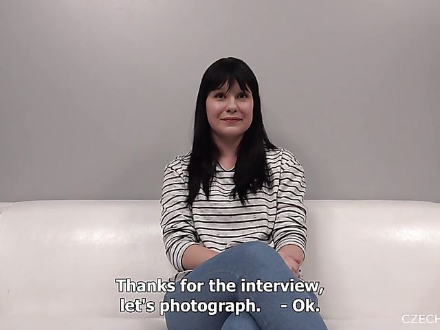 23 yo Czech Karolina posing nude and stroking cock