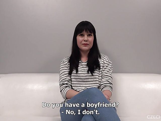 23 yo Czech Karolina posing nude and stroking cock