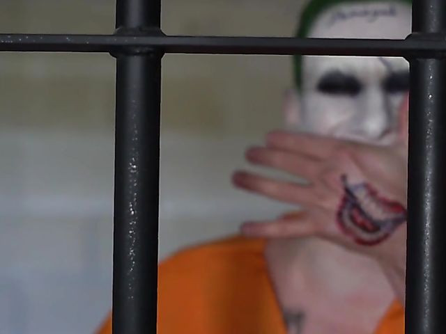 Wild sex behind bars with Natalia Starr as Harley Quinn