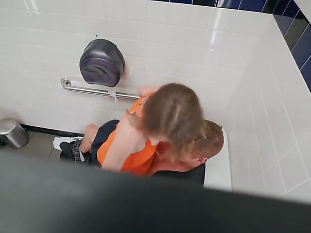 Anya Olsen - Toilet sex with a horny waiter