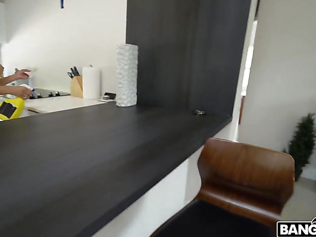 Pretty latina maid Serena Santos is fuckable