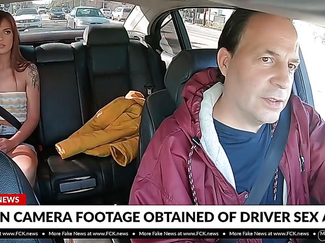 18 year old redhead Scarlett Mae gets rammed in the backseat