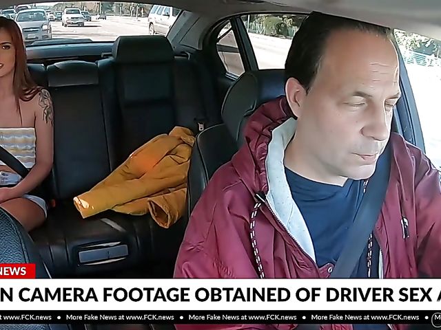 18 year old redhead Scarlett Mae gets rammed in the backseat