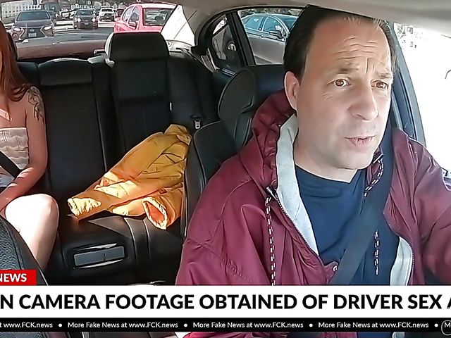 18 year old redhead Scarlett Mae gets rammed in the backseat