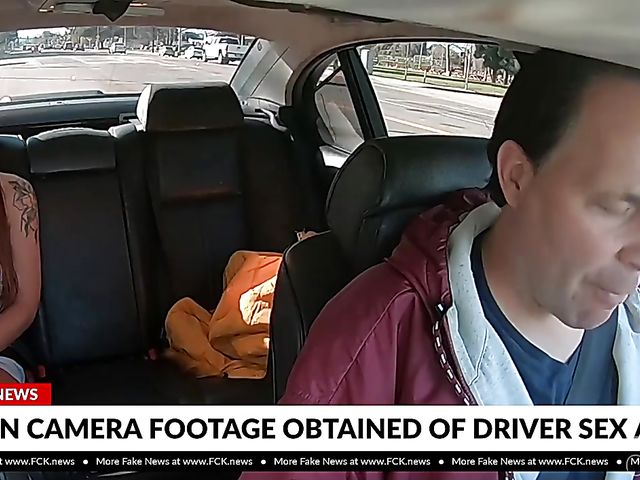 18 year old redhead Scarlett Mae gets rammed in the backseat