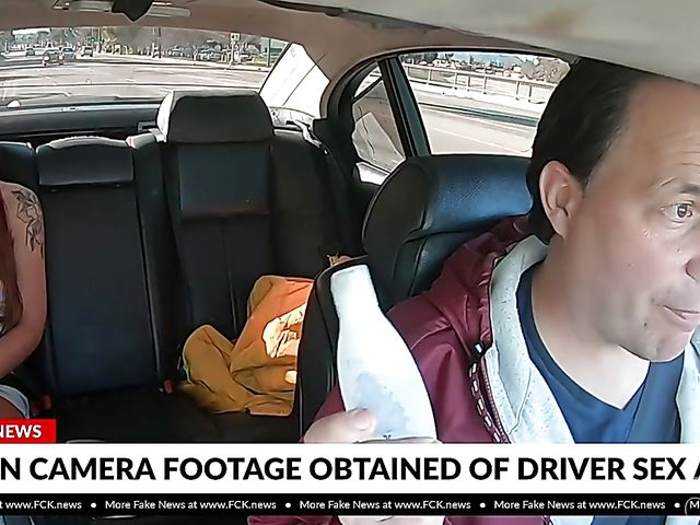 18 year old redhead Scarlett Mae gets rammed in the backseat