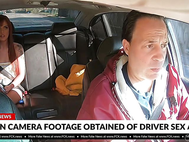 18 year old redhead Scarlett Mae gets rammed in the backseat