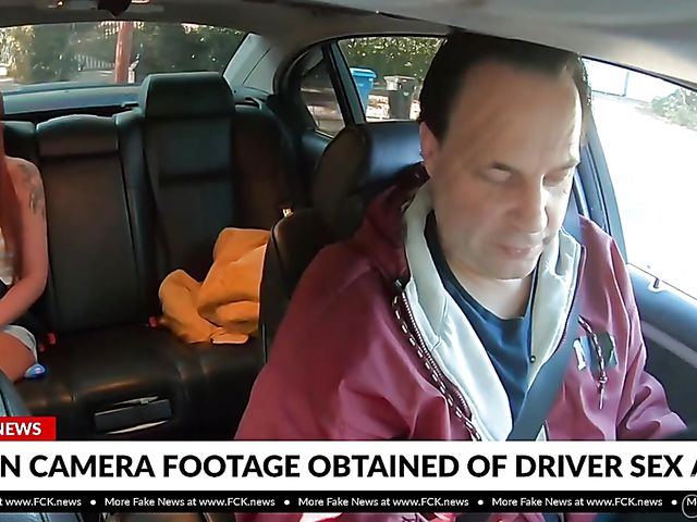 18 year old redhead Scarlett Mae gets rammed in the backseat