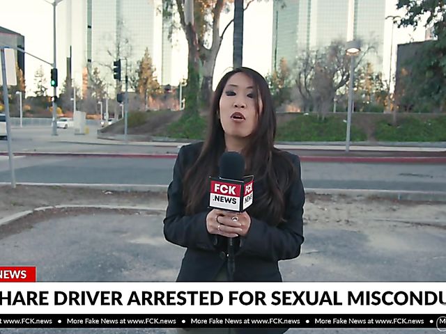 18 year old redhead Scarlett Mae gets rammed in the backseat