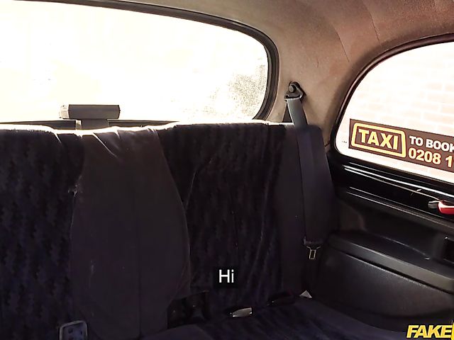 Fake taxi teen Freya Dee making driver cum