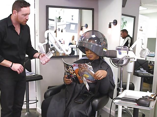 Bridgette B - Big breasted MILF boss gets screwed at the hair salon