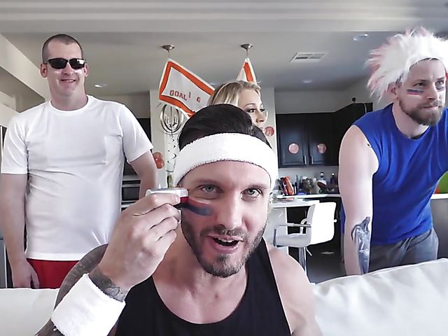 Katie Morgan - MILF kitchen fun with a horny dude