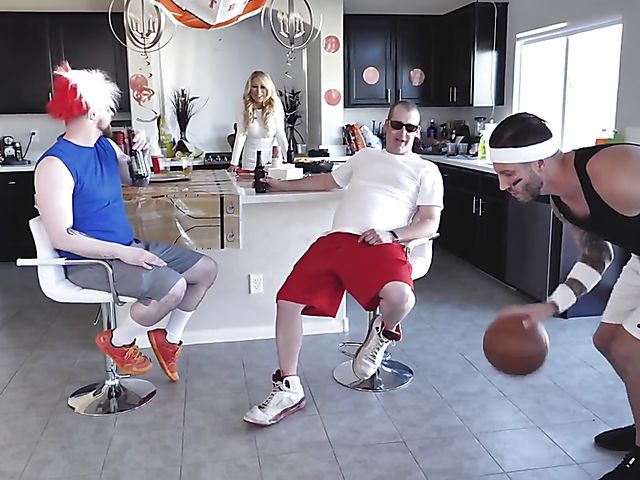 Katie Morgan - MILF kitchen fun with a horny dude