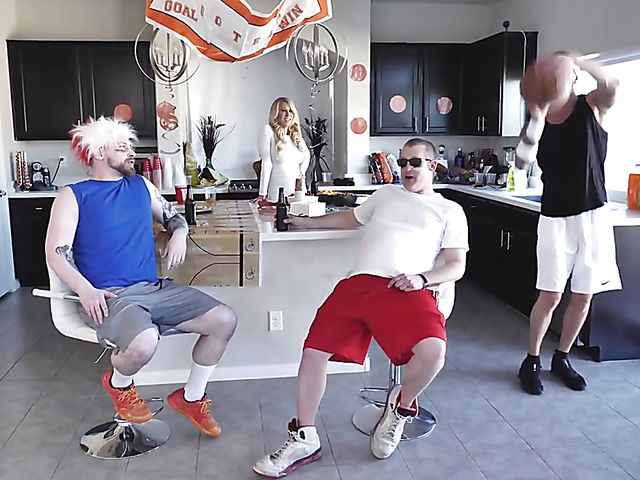 Katie Morgan - MILF kitchen fun with a horny dude