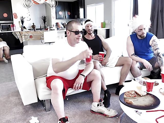 Katie Morgan - MILF kitchen fun with a horny dude