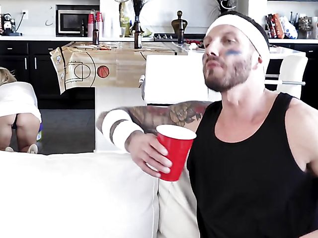 Katie Morgan - MILF kitchen fun with a horny dude