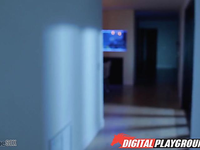 Frightened brunette Gia Paige gets pounded hard