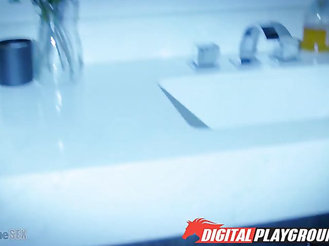 Frightened brunette Gia Paige gets pounded hard