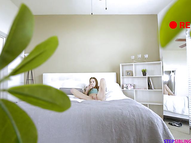 Cute step sister Kyler Quinn has a good time with her stepbrother