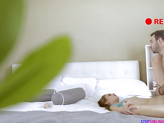 Cute step sister Kyler Quinn has a good time with her stepbrother