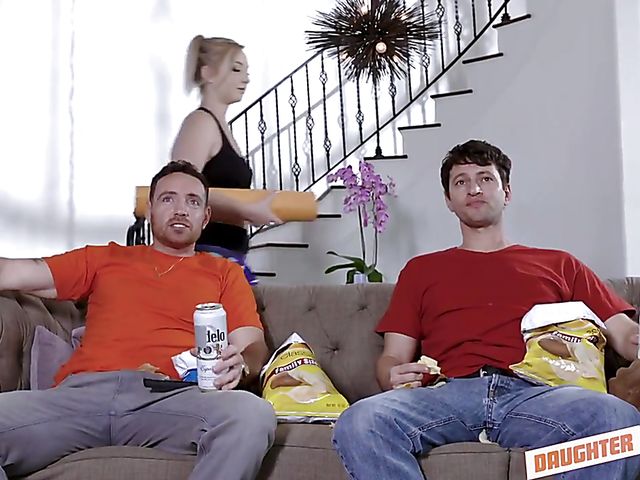 Group sex with bad daughters Kinsley Anne and Zoe Parker