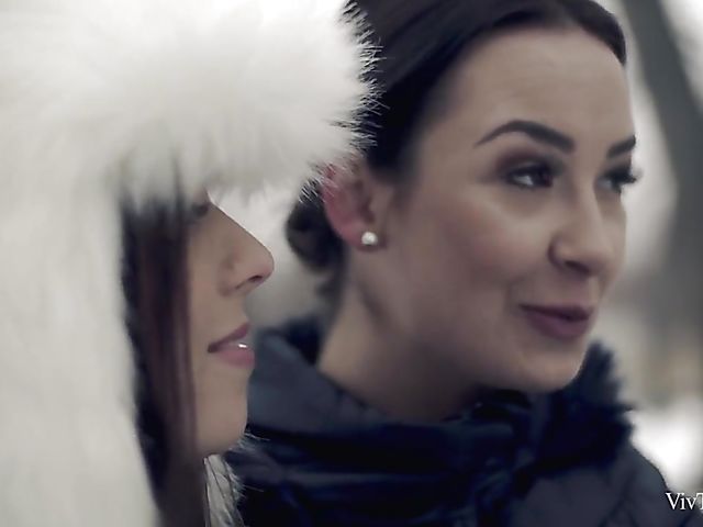 Sensual lesbians Freya Dee and Sabrisse feel hot